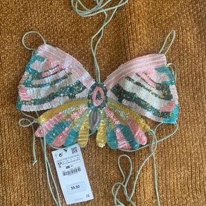 Zara butterfly top